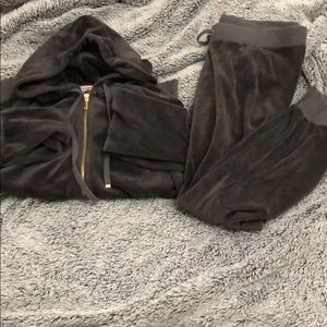 Gray Juicy Couture Top and bottom matching set